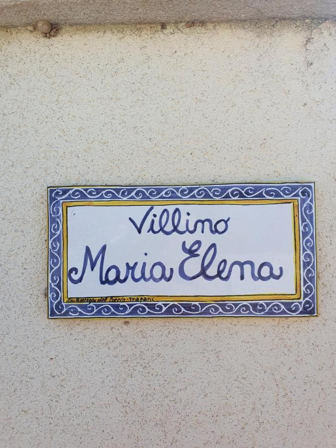 Villino Maria Elena Lejlighed Valderice Eksteriør billede